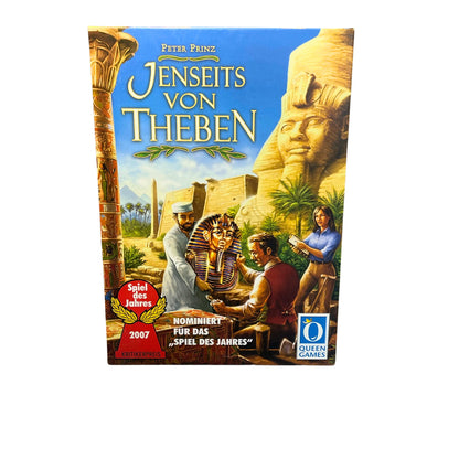 Jenseits von Theben Brettspiel Spiel Familienspiel Queen Games 2007 – SKU A1 – Gesellschaftsspiel gebraucht kaufen bei Brettspielimperium