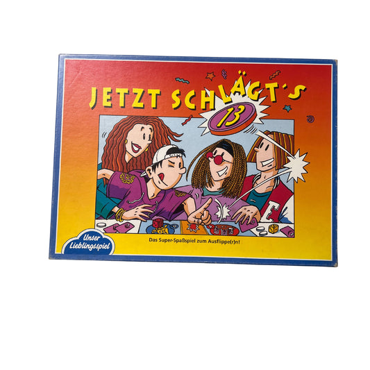 Jetzt schlägt's 13 das Super Spaßspiel zum Unser Lieblingsspiel – SKU W9470 – Gesellschaftsspiel gebraucht kaufen bei Brettspielimperium