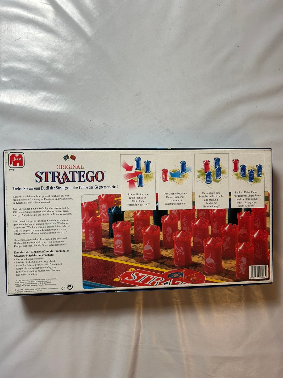 Jumbo  Original Stratego Strategiespiel große Ausgabe 1992  Vollständig - Ansicht 12
