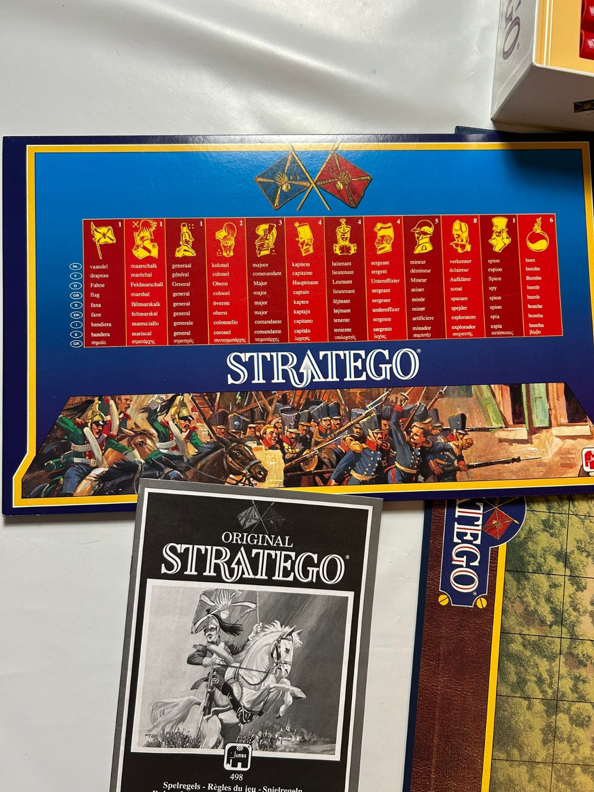 Jumbo  Original Stratego Strategiespiel große Ausgabe 1992  Vollständig - Ansicht 9