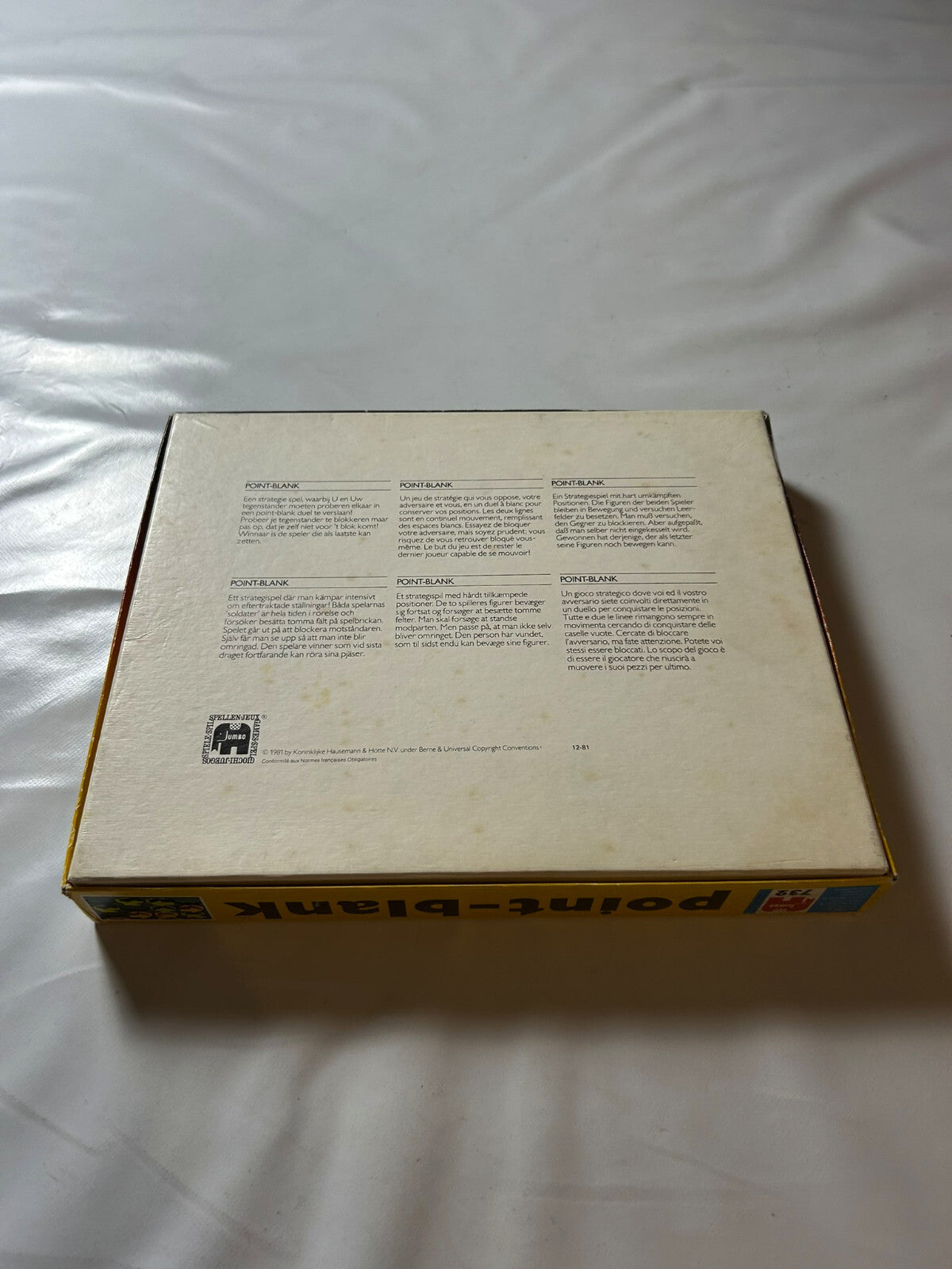JUMBO - POINT-BLANK  - 1981 - ohne Anleitung Vollständig - Ansicht 9