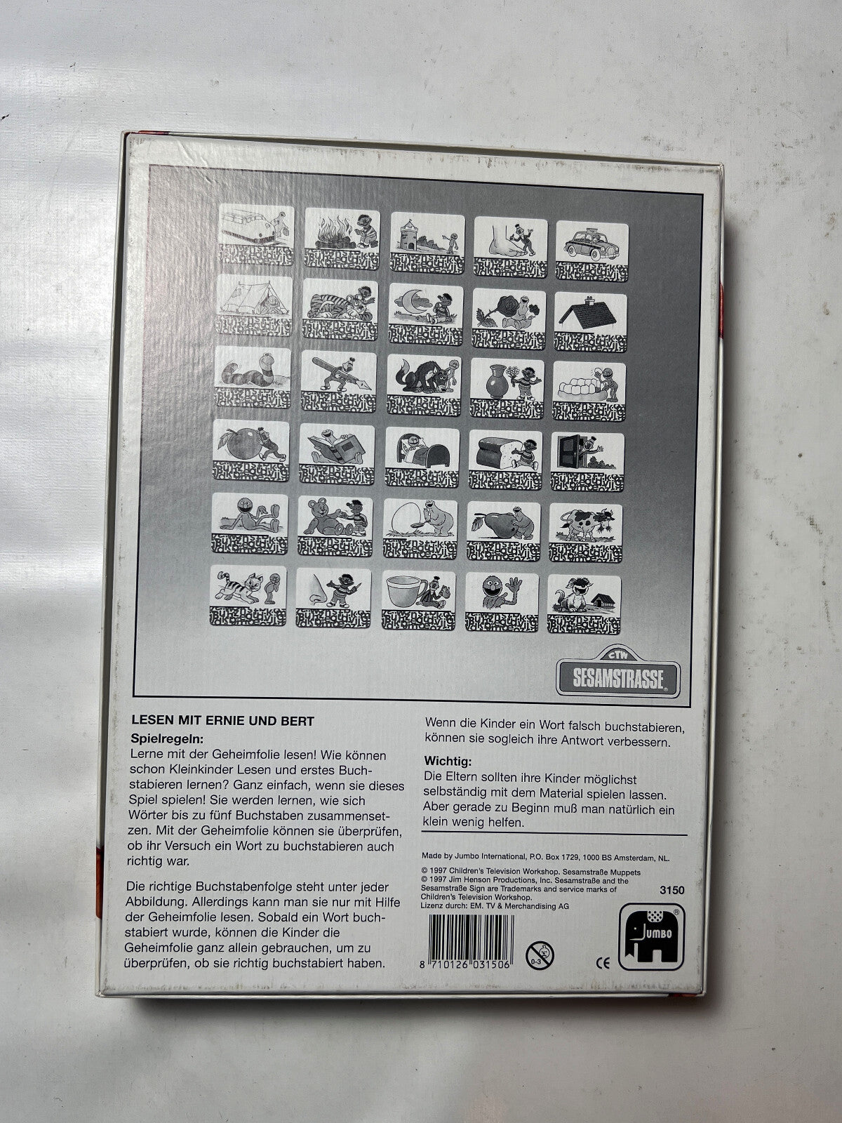 Jumbo Spiel Lesen mit Ernie und Bert - Jumbo - Vollständig - Ansicht 2