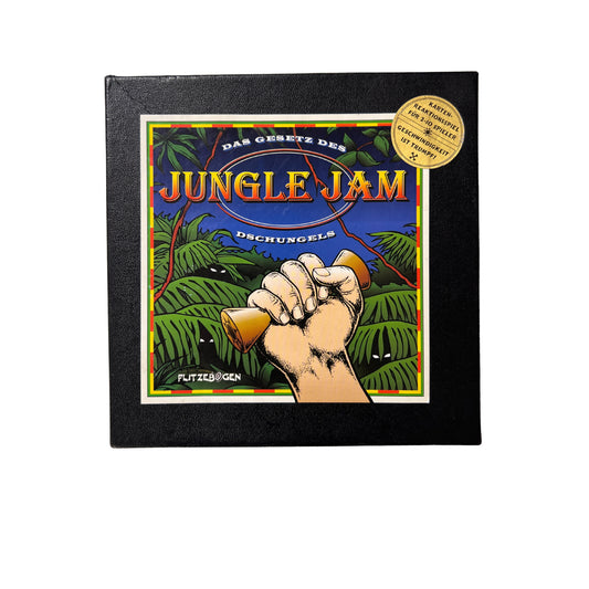 Jungle Jam Das Gesetz des Dschungels - Flitzebogen – SKU A11386A – Gesellschaftsspiel gebraucht kaufen bei Brettspielimperium