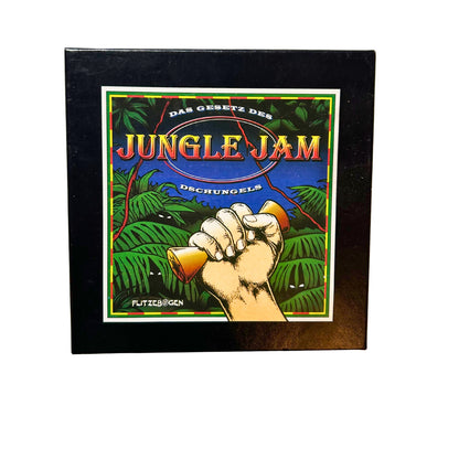 Jungle Jam Das Gesetz des Dschungels - Flitzebogen – SKU A12044 – Gesellschaftsspiel gebraucht kaufen bei Brettspielimperium