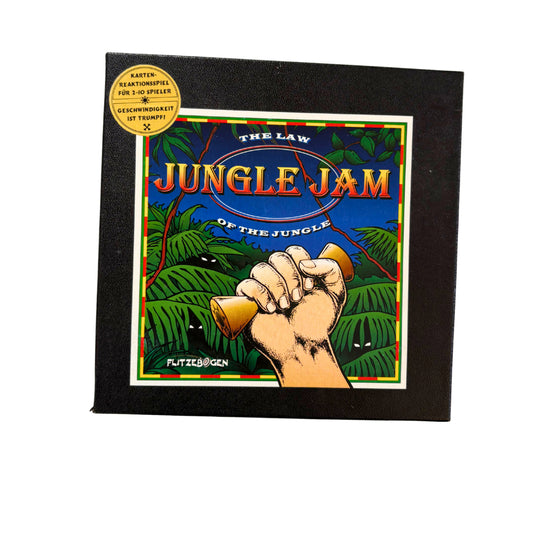 Jungle Jam Das Gesetz des Dschungels - Flitzebogen – SKU A13039 – Gesellschaftsspiel gebraucht kaufen bei Brettspielimperium