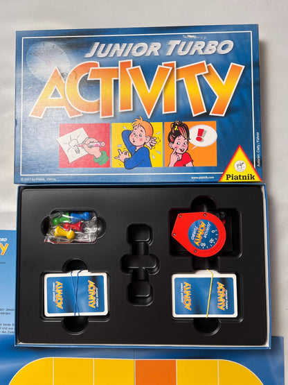 Junior Turbo Activity Piatnik 2007 Brettspiel Gesellschaftsspiel  Vollständig - Ansicht 4