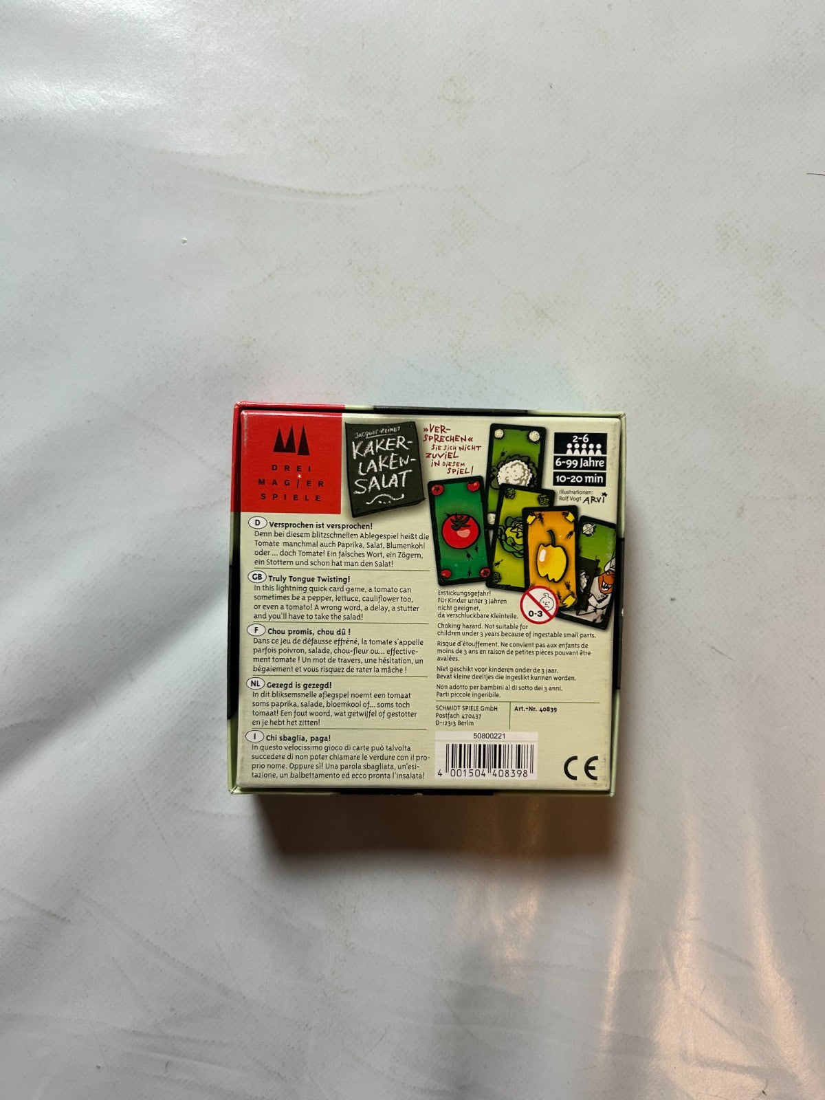 Kakerlakensalat Drei Magier Kartenspiel Gesellschaftsspiel  Vollständig - Ansicht 8