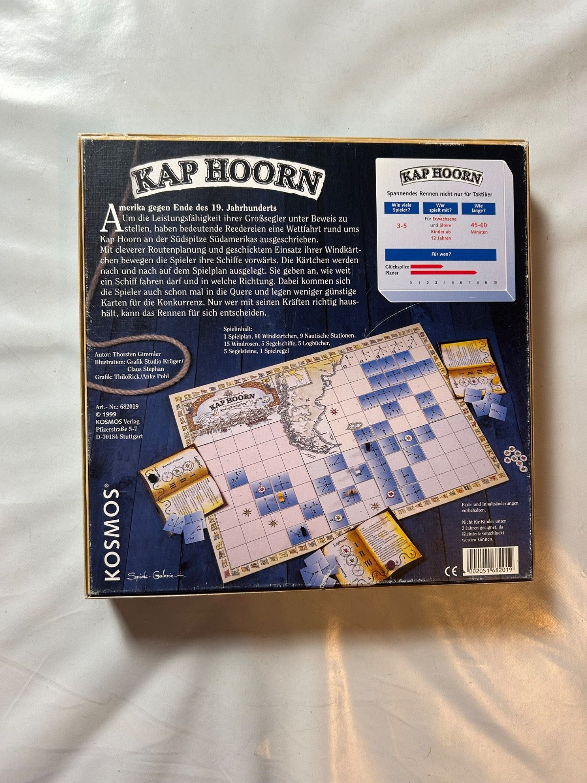 Kap Hoorn Brettspiel Spiel Geselschaftsspiel Kosmos  Vollständig - Ansicht 10