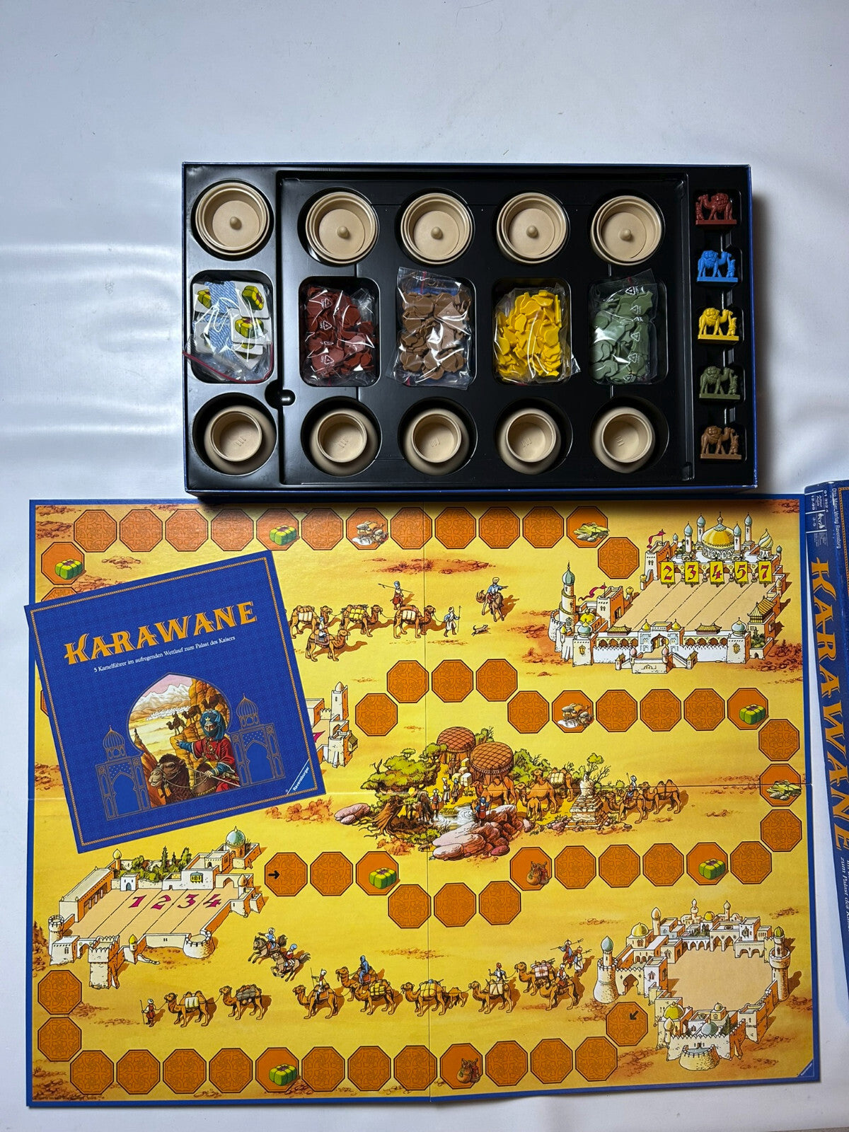 Karawane Brettspiel Ravensburger Spiel Gesellschaftsspiel 1983 -  Vollständig - Ansicht 5
