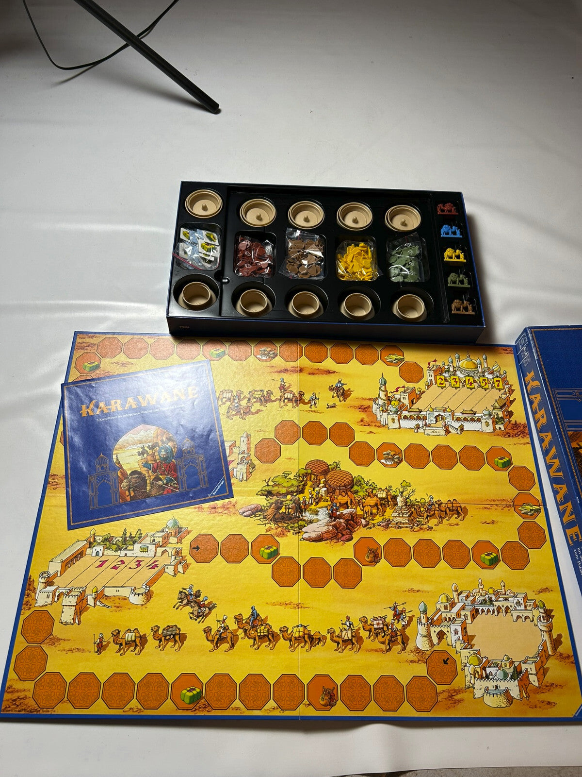 Karawane Brettspiel Ravensburger Spiel Gesellschaftsspiel 1983 -  Vollständig - Ansicht 6