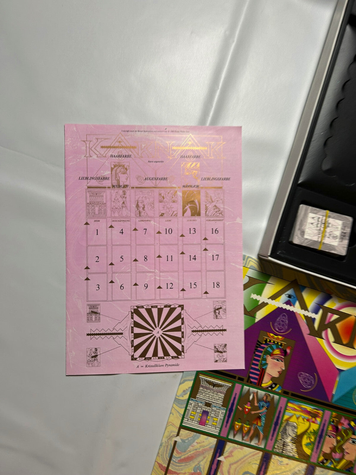 Karnak Spiel Schmidt-Cretan Der Blick in die Zukunft Vintage - vollständig - Ansicht 8