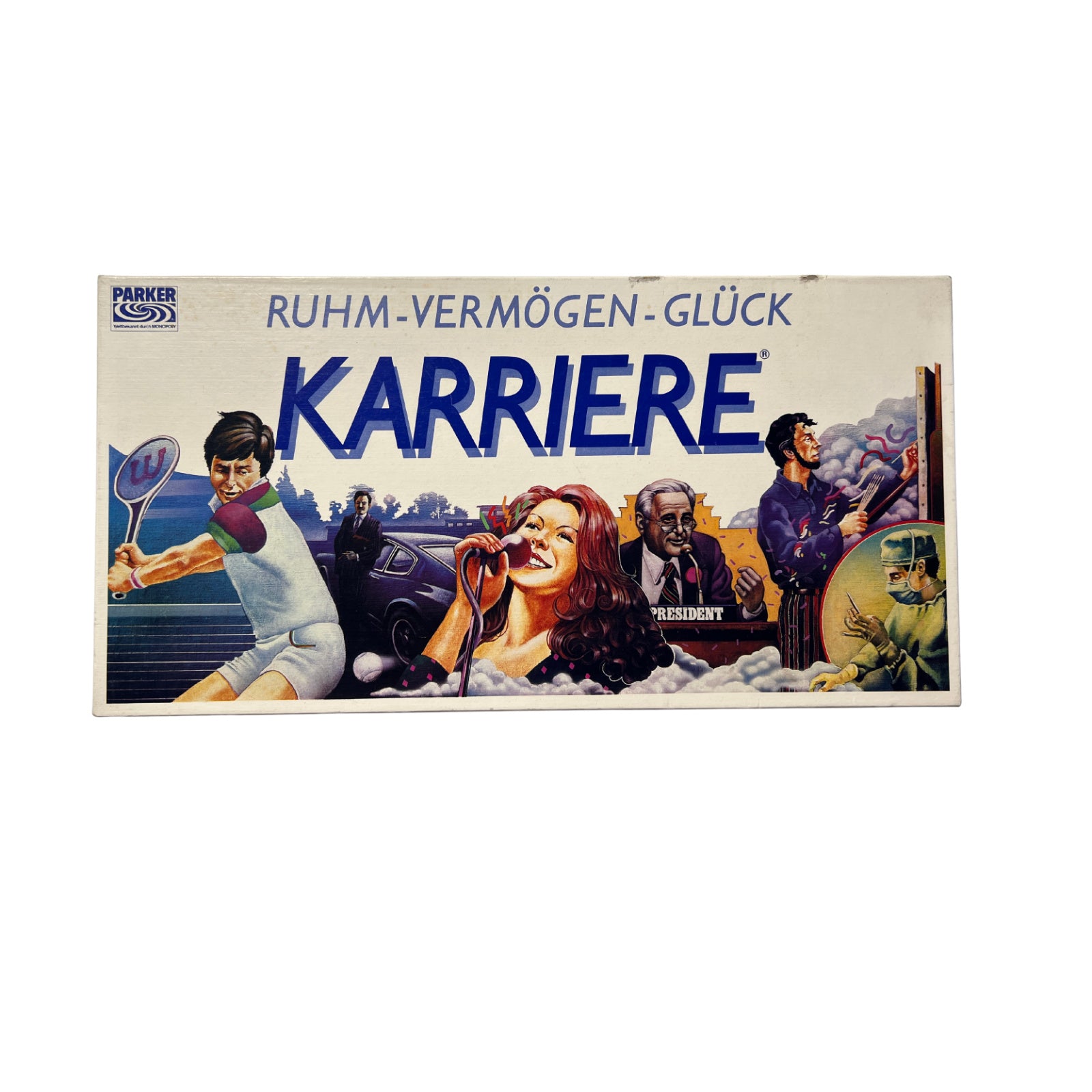 Karriere Ruhm - Vermögen - Glück ! Parker von 1982 – SKU A10441 – Gesellschaftsspiel gebraucht kaufen bei Brettspielimperium
