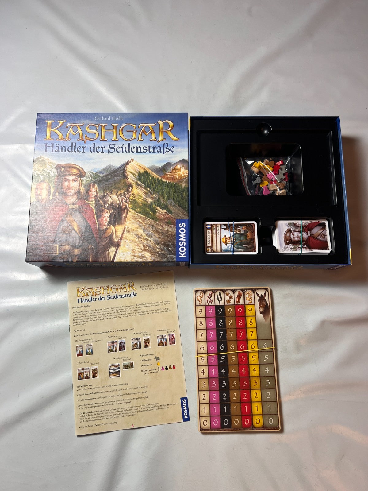 Kashgar - Händler der Seidenstraße Kosmos Brettspiel - Vollständig - Ansicht 2