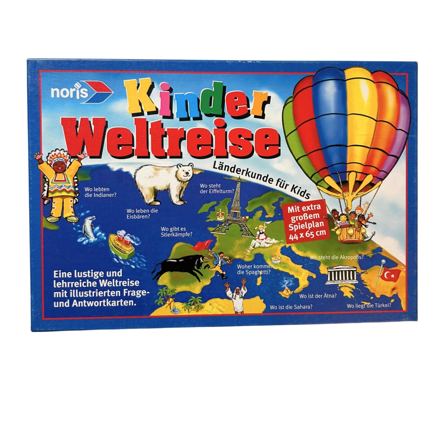 Kinder Weltreise Noris Gesellschaftsspiel Spiel – SKU A10559 – Gesellschaftsspiel gebraucht kaufen bei Brettspielimperium