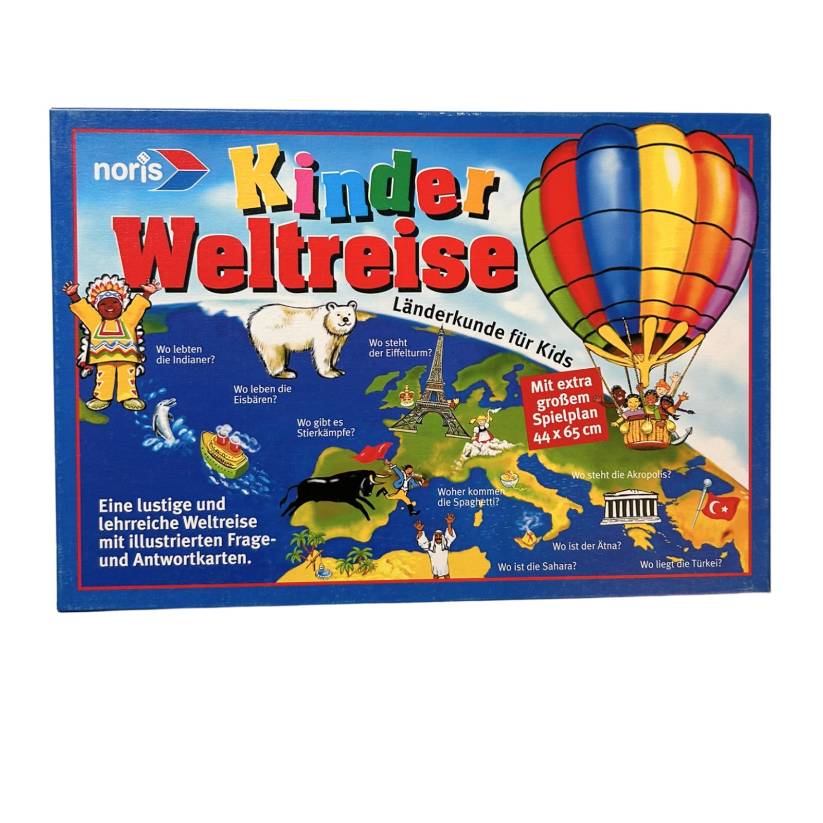 Kinder Weltreise Noris Gesellschaftsspiel Spiel – SKU A10559 – Gesellschaftsspiel gebraucht kaufen bei Brettspielimperium