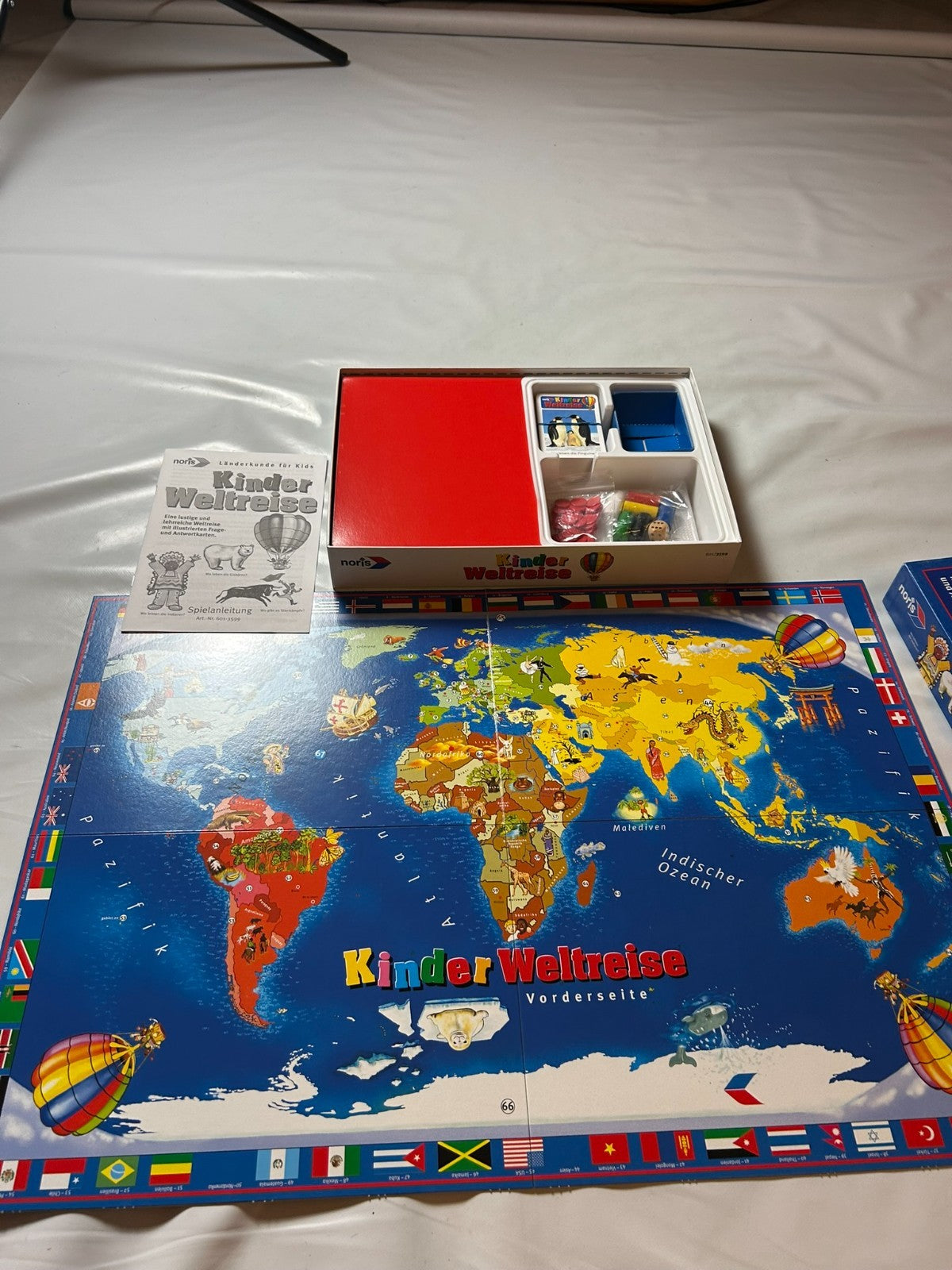 Kinder Weltreise Noris Gesellschaftsspiel Spiel  Vollständig - Ansicht 10