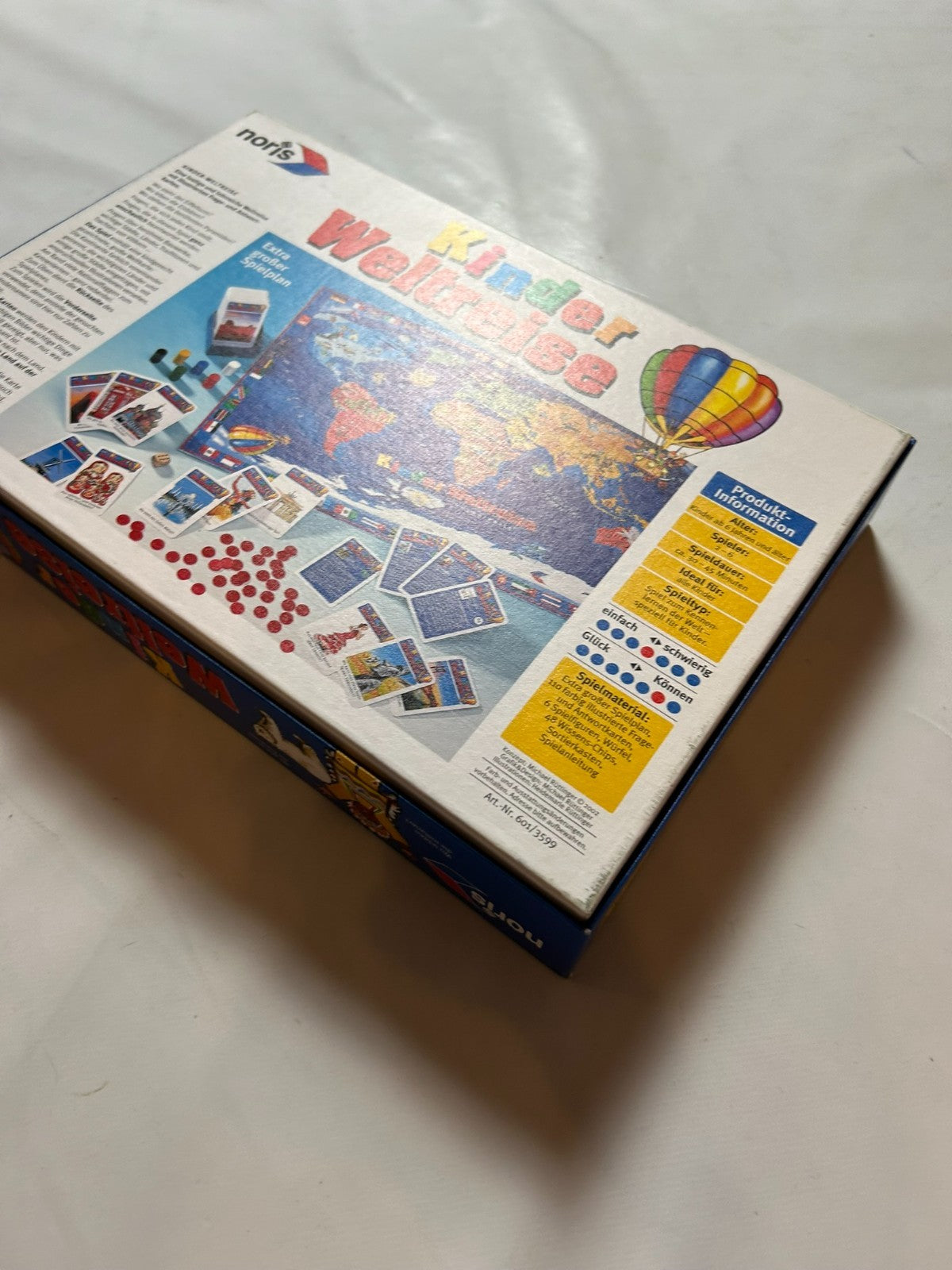 Kinder Weltreise Noris Gesellschaftsspiel Spiel  Vollständig - Ansicht 13