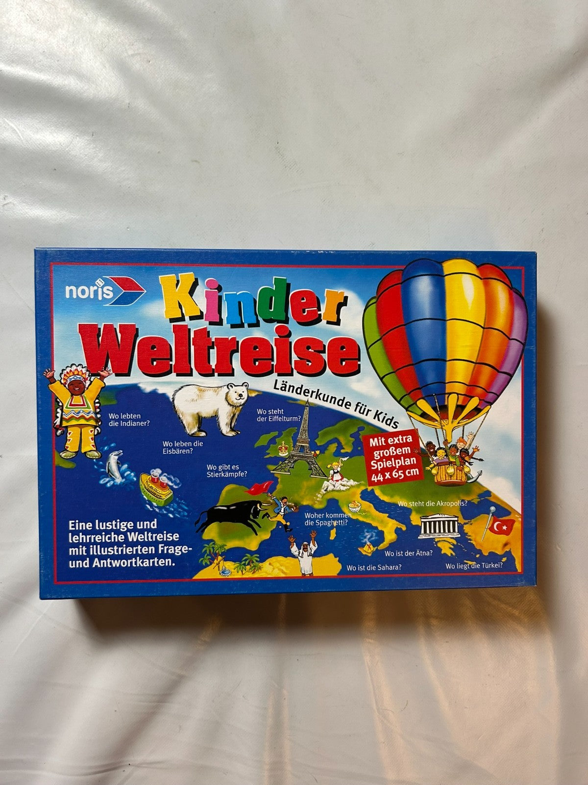 Kinder Weltreise Noris Gesellschaftsspiel Spiel  Vollständig - Ansicht 2