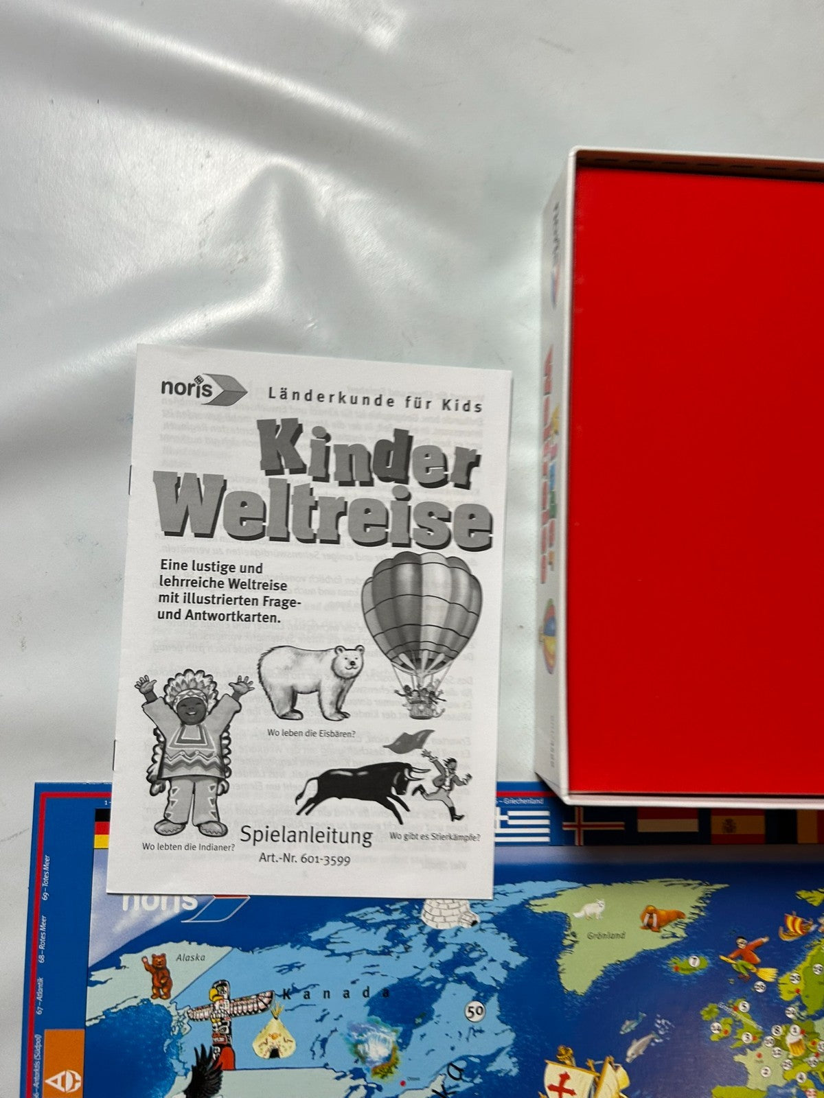 Kinder Weltreise Noris Gesellschaftsspiel Spiel  Vollständig - Ansicht 7