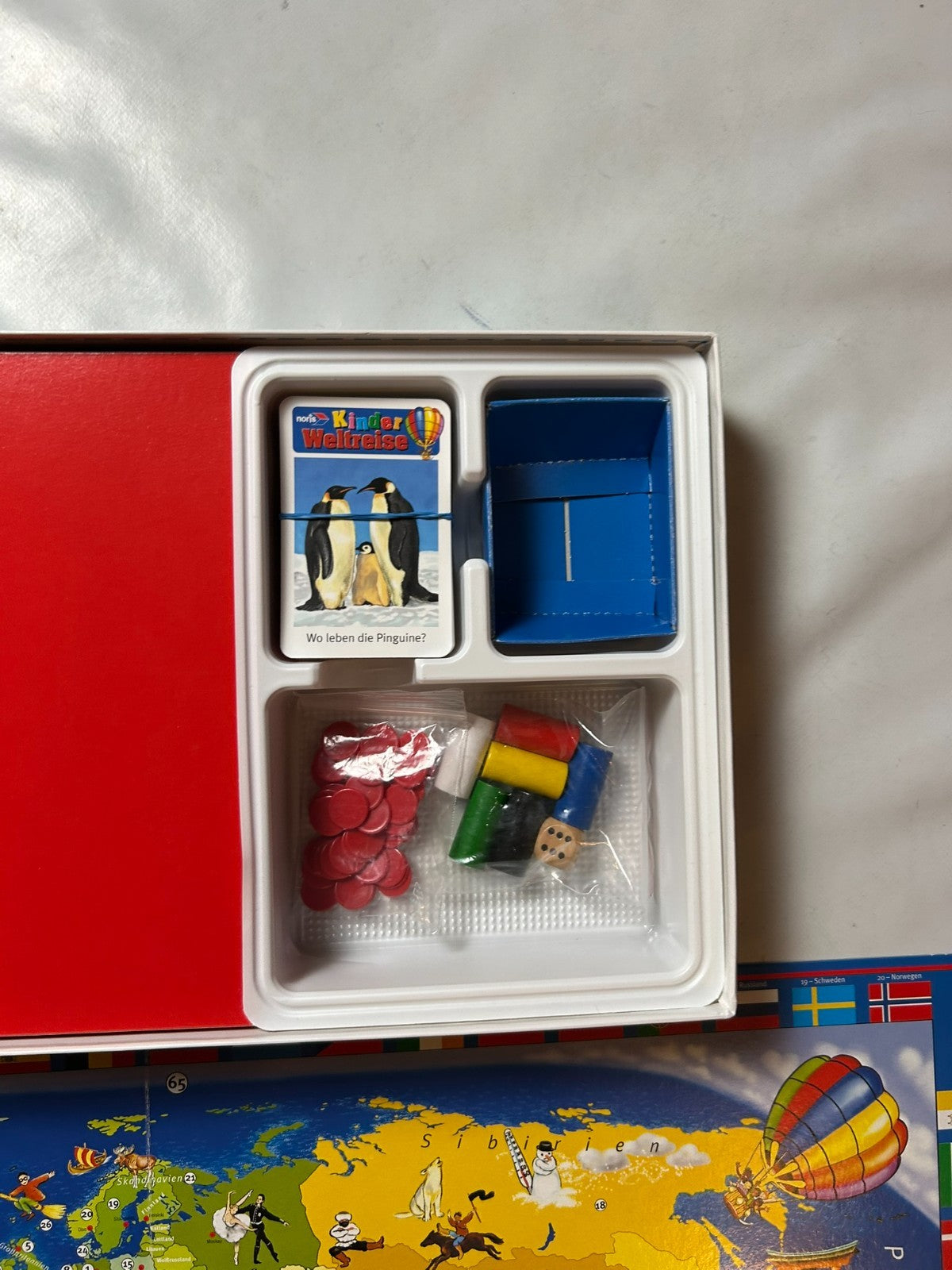 Kinder Weltreise Noris Gesellschaftsspiel Spiel  Vollständig - Ansicht 9