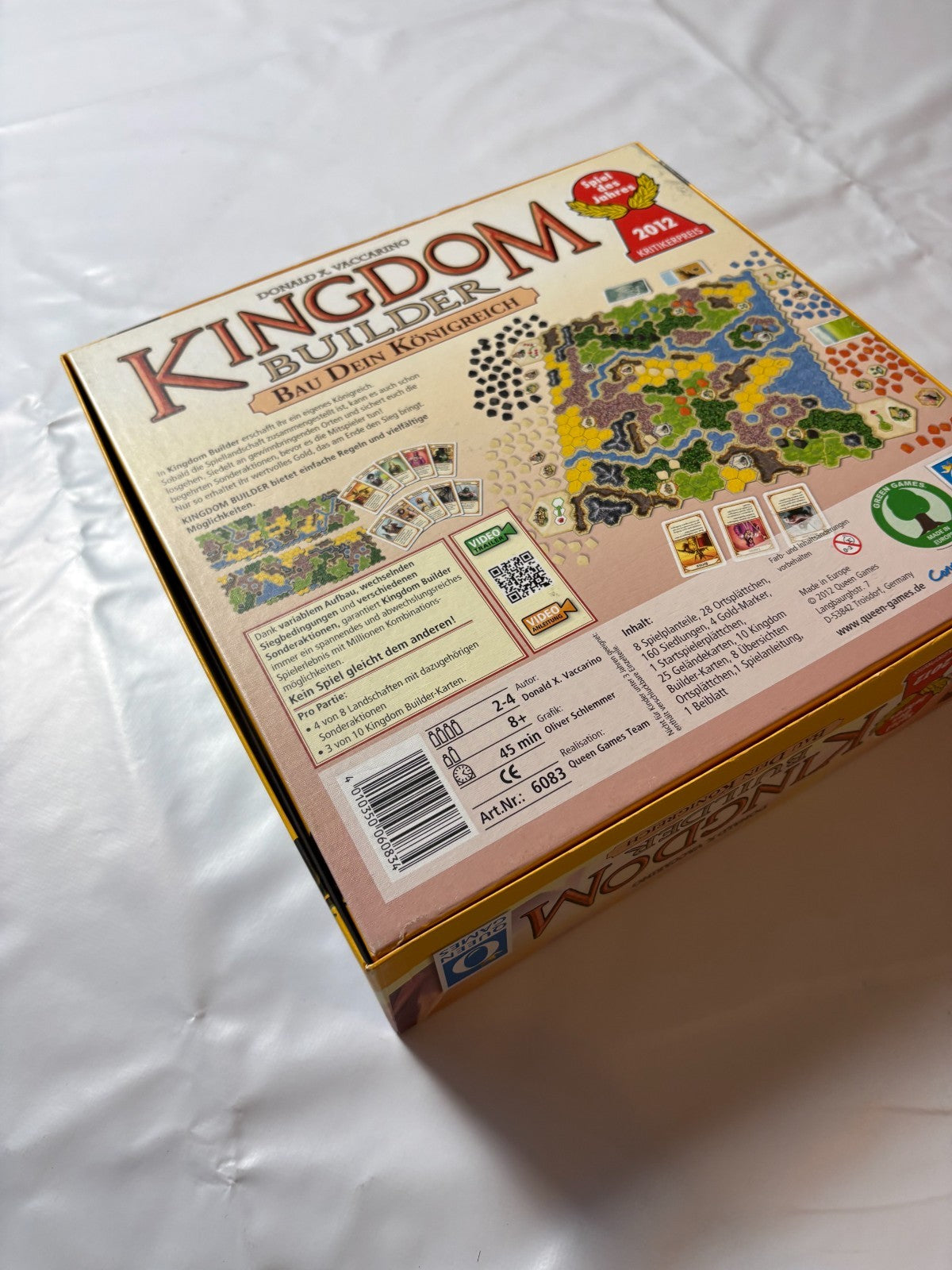 Kingdom Builder Spiel Des Jahres 2012 Brettspiel Queen Games - Vollständig - Ansicht 11