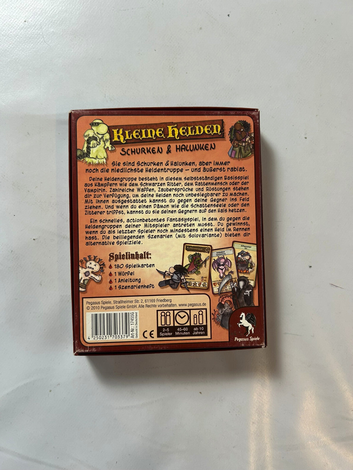 Kleine Helden: Schurken & Halunken Pegasus Kartenspiel - Vollständig - Ansicht 8