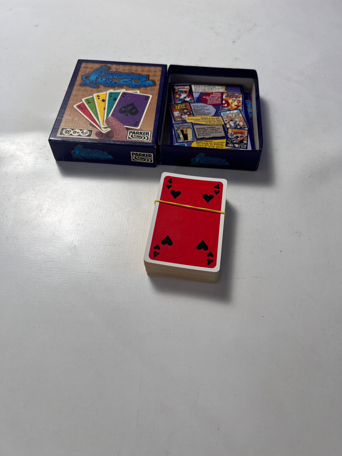 Kluges Köpfchen Parker Kartenspiel hasbro 2007 - Vollständig - Ansicht 3