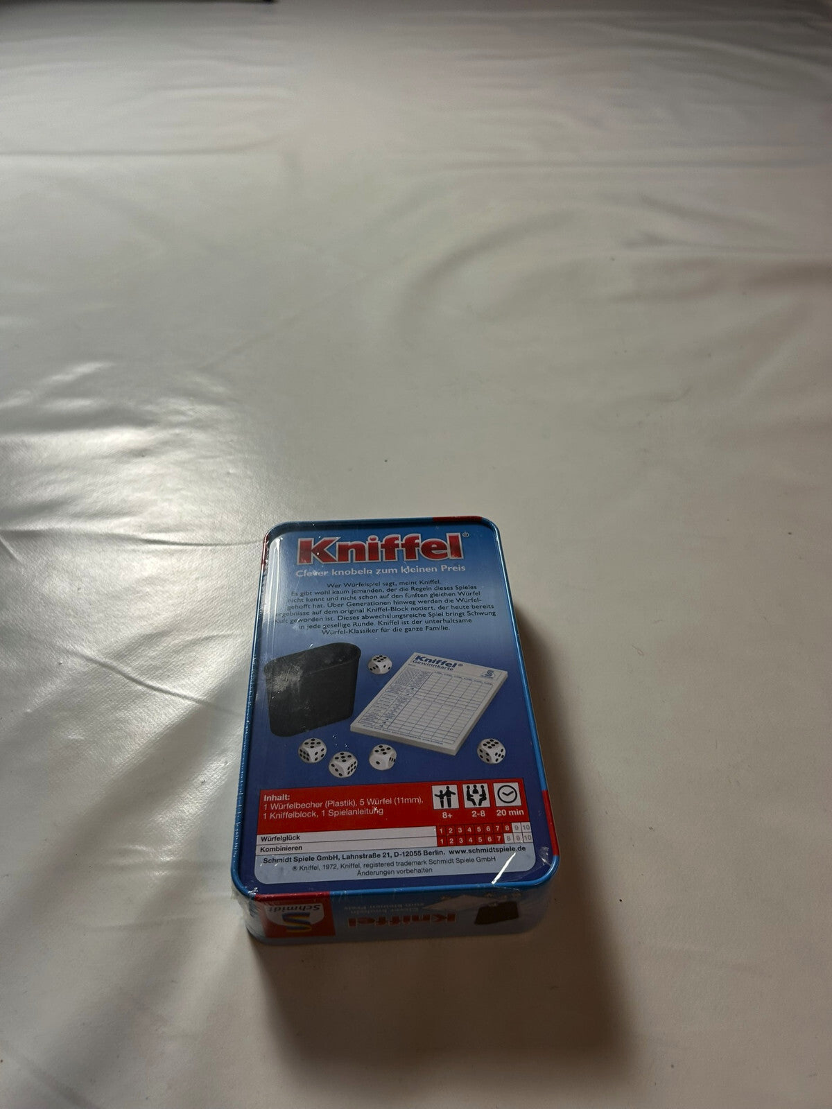 Kniffel In Der Blechdose Schmidt Spiel Spiel Würfelspiel  NEU in Folie - Ansicht 7