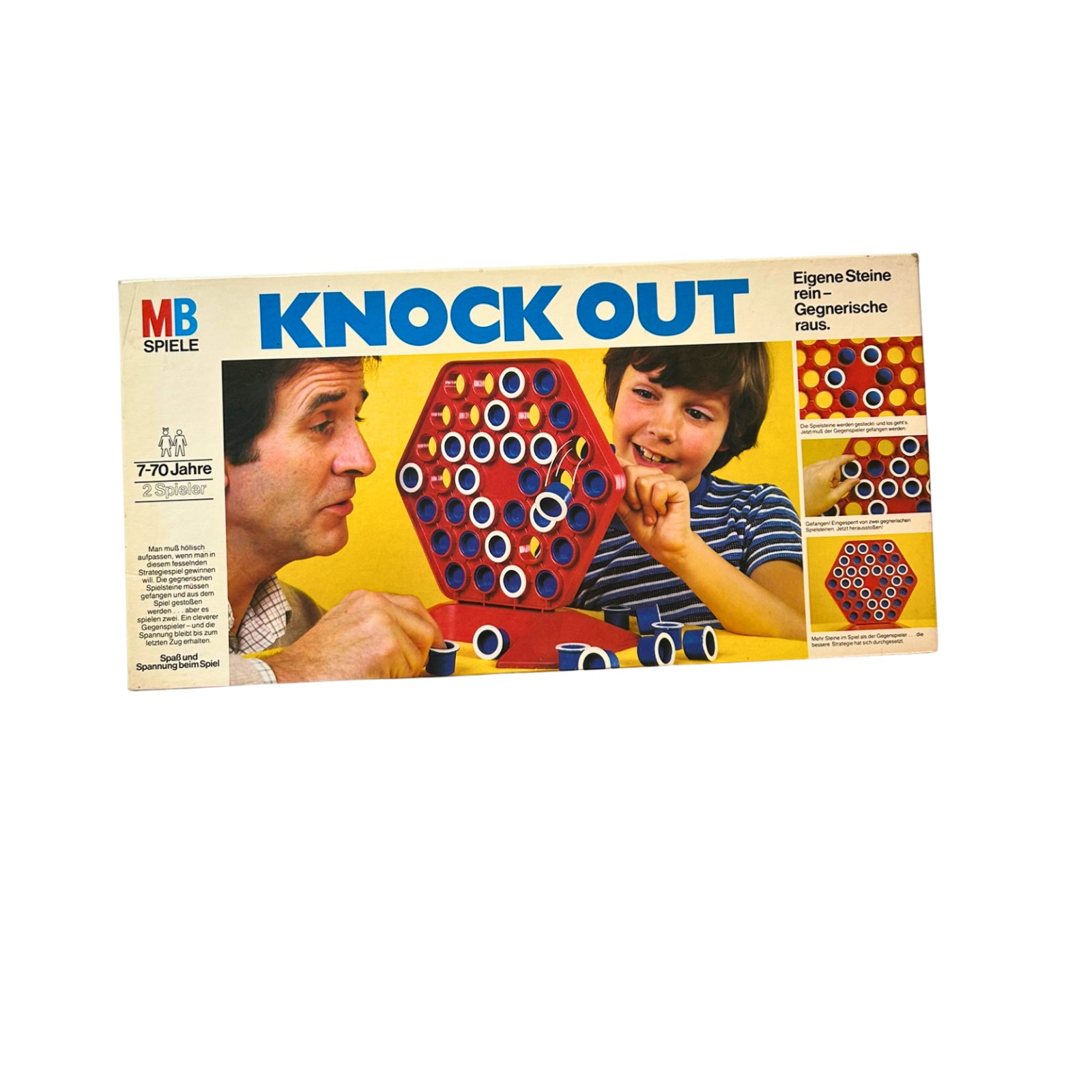 Knock out - MB Spiele - 1980 - Tischspiel Legespiel – SKU A10339 – Gesellschaftsspiel gebraucht kaufen bei Brettspielimperium