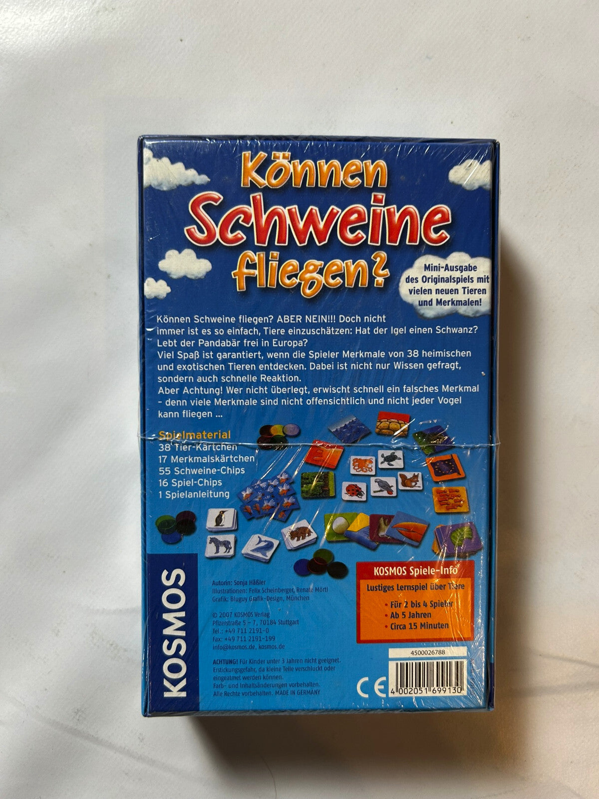 Können Schweine fliegen? Mini Sonja Häßler Kosmos Spiel -NEU in Folie - Ansicht 4