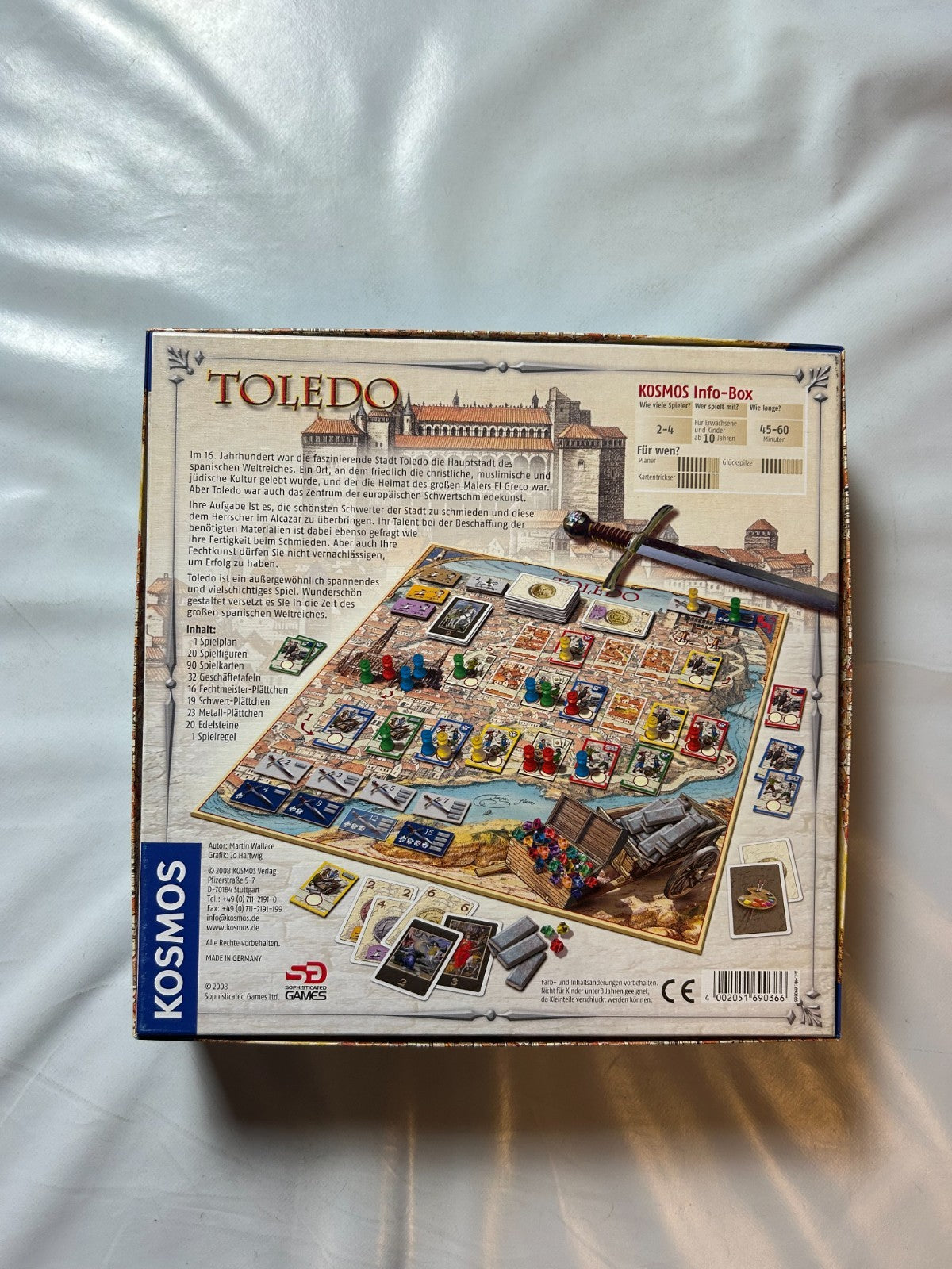 Kosmos Brettspiel Toledo Martin Wallace Strategie Mittelalter  Vollständig - Ansicht 10