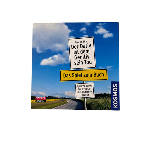 Kosmos Der Dativ ist dem Genitiv sein Tod Spiel zum Buch – SKU A13630 – Rollenspiel-Buch gebraucht kaufen bei Brettspielimperium