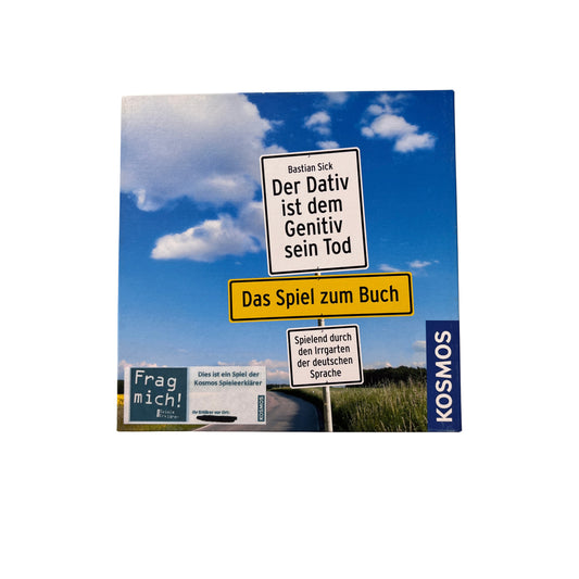 Kosmos Der Dativ ist dem Genitiv sein Tod Spiel zum Buch – SKU A14110 – Rollenspiel-Buch gebraucht kaufen bei Brettspielimperium
