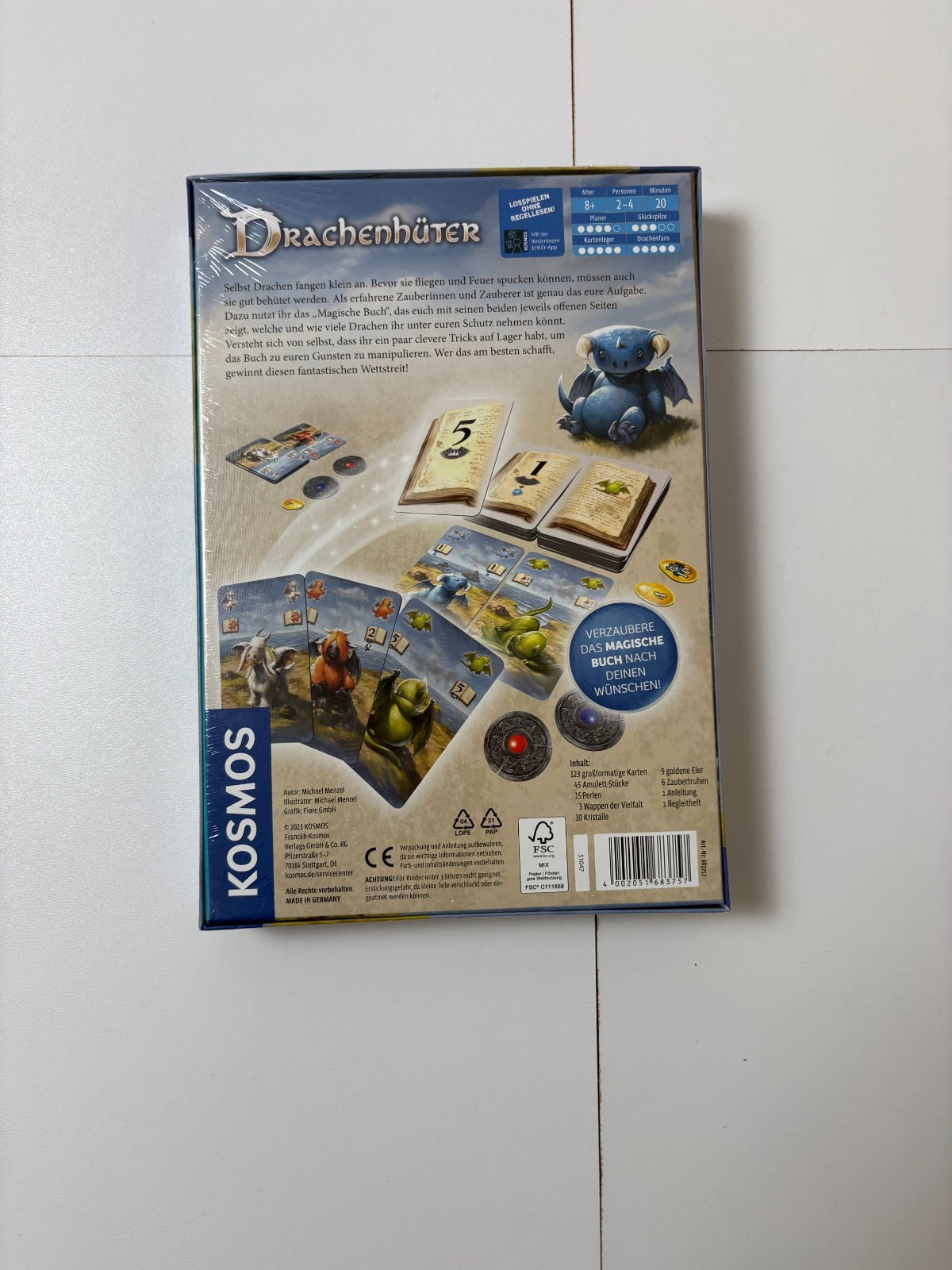 KOSMOS Drachenhüter Großes Karten-Spiel  - NEU in Folie - Ansicht 6
