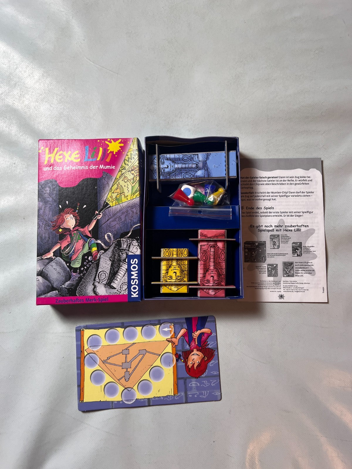 KOSMOS Hexe Lilli und das Geheimnis der Mumie Spiel 2009 Kosmos - Vollständig - Ansicht 2