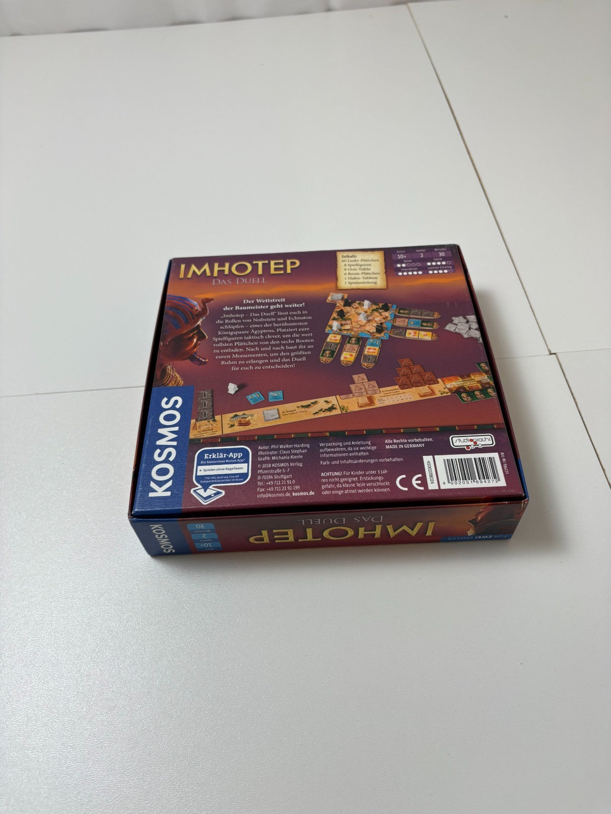 Kosmos Imhotep Das Duell Brettspiel Strategiespiel - Vollständig - Ansicht 9