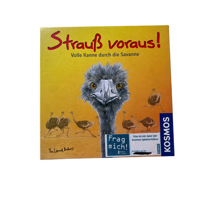 Kosmos Strauß voraus Volle Kanne durch die Savanne Brettspiel – SKU A14108 – Gesellschaftsspiel gebraucht kaufen bei Brettspielimperium