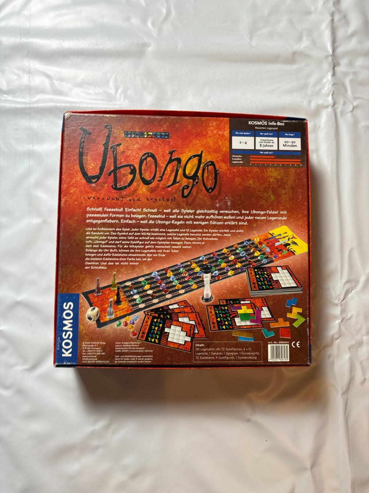 KOSMOS - UBONGO - VERRÜCKTUND ZUGELEGT - GROSSER KARTON - 2005 - Vollständig - Ansicht 8