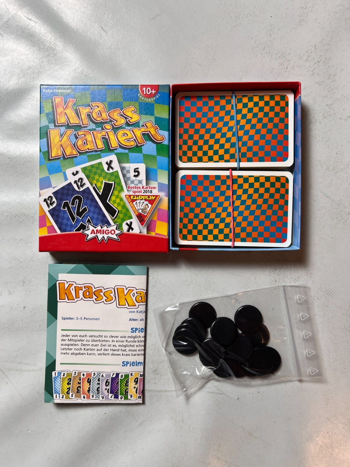 Krass Kariert Amigo Kartenspiel  Vollständig - Ansicht 2