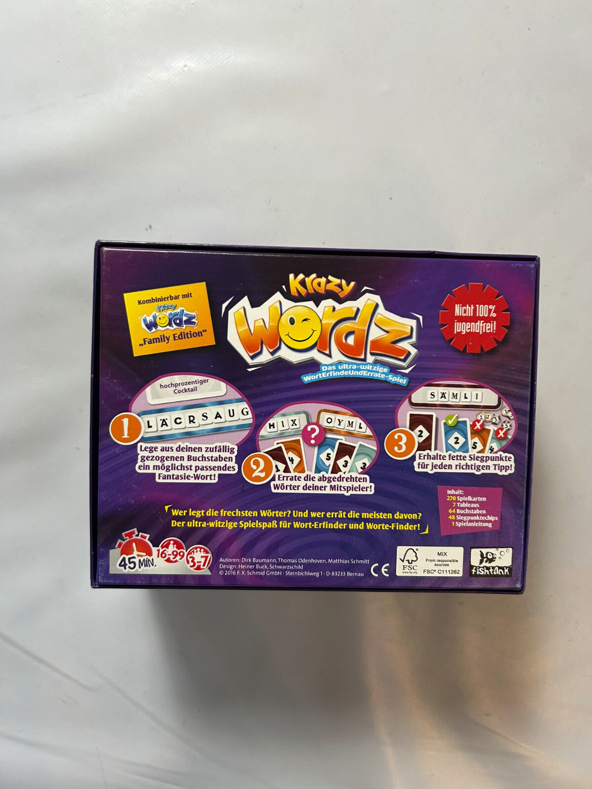 Krazy Wordz Fishtank 2016 Wortfindungsspiel Erwachsenen Edition - Unbespielt - Ansicht 9