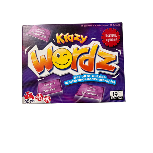 Krazy Wordz Fishtank 2016 Wortfindungsspiel Erwachsenen Edition – SKU A10434 – Gesellschaftsspiel gebraucht kaufen bei Brettspielimperium