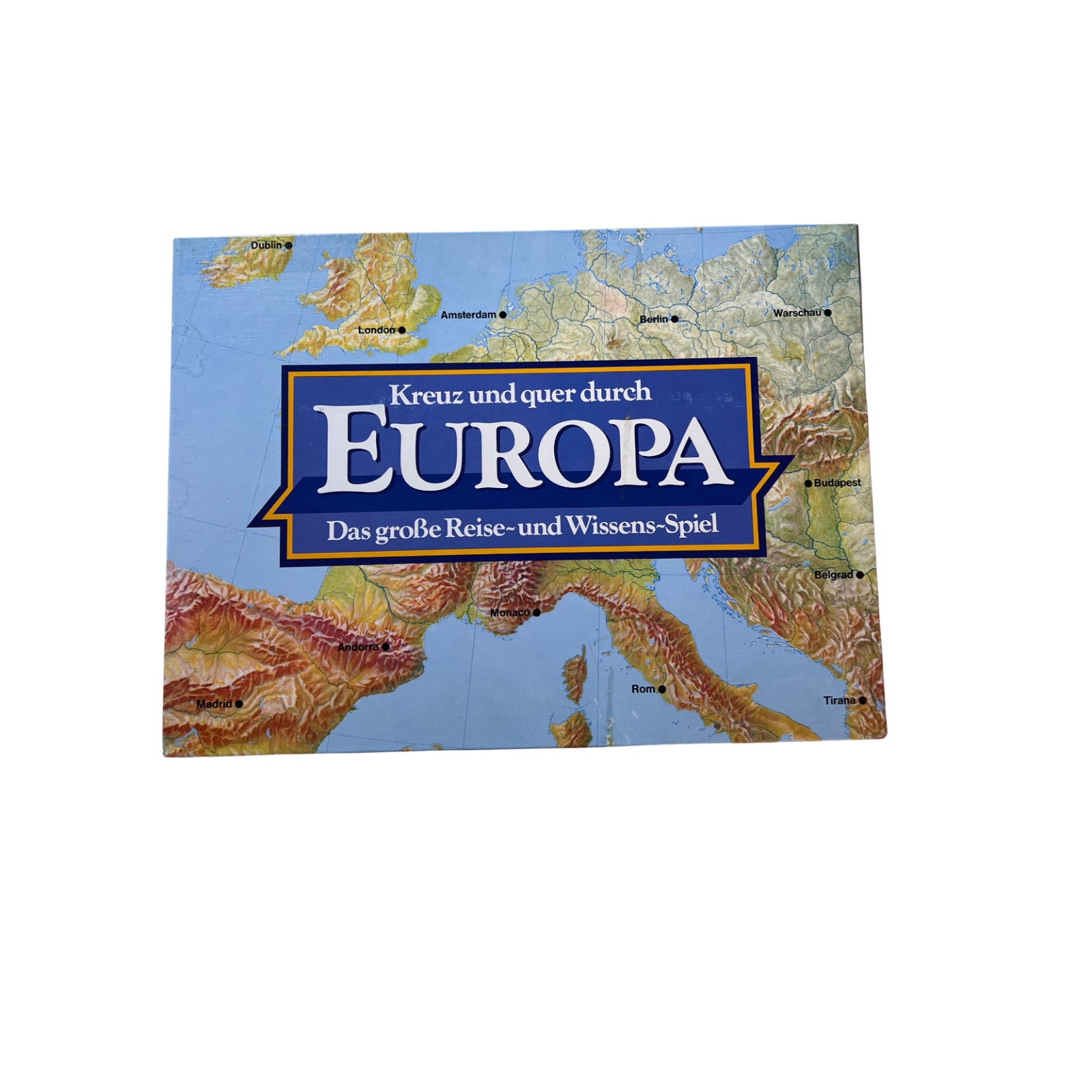 Kreuz und quer durch Europa – SKU A14002 – Gesellschaftsspiel gebraucht kaufen bei Brettspielimperium