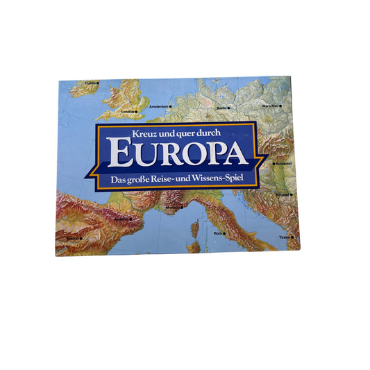 Kreuz und quer durch Europa – SKU A14002 – Gesellschaftsspiel gebraucht kaufen bei Brettspielimperium