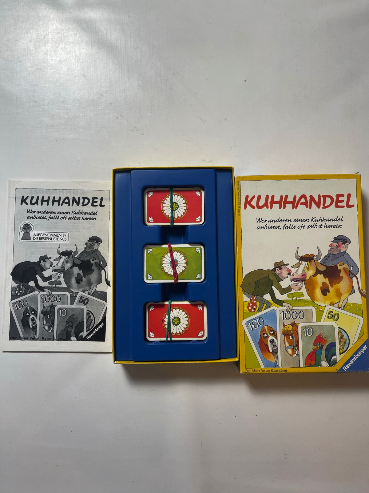 KUHHANDEL RAVENSBURGER Kartenspiel Spiel VON RÜDIGER KOLTZE  - Vollständig - Ansicht 5