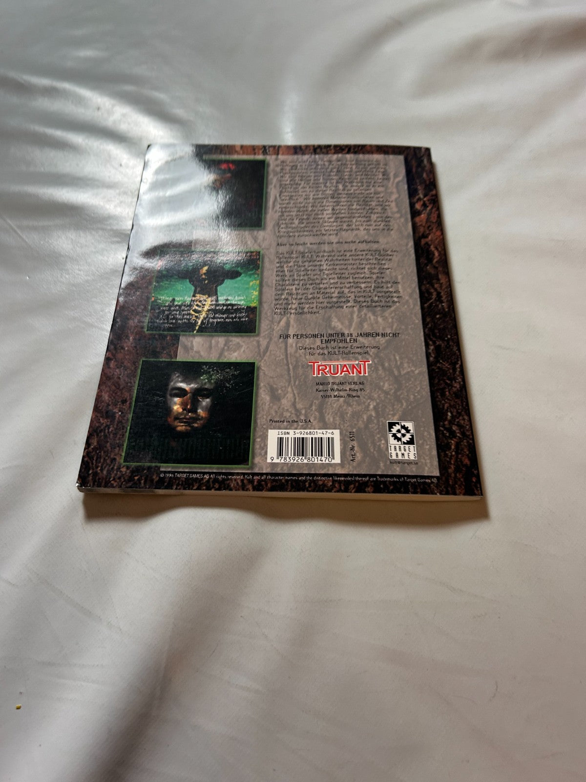 KULT Das Rollenspiel Spielerhandbuch Truant Art.:6511 deutsch 1996 - Ansicht 8