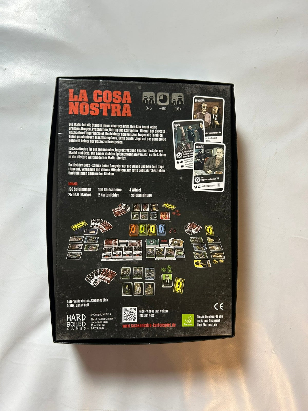 La Cosa Nostra Hard Boiled Games Deutsch Kartenspiel  Unbespielt - Ansicht 10