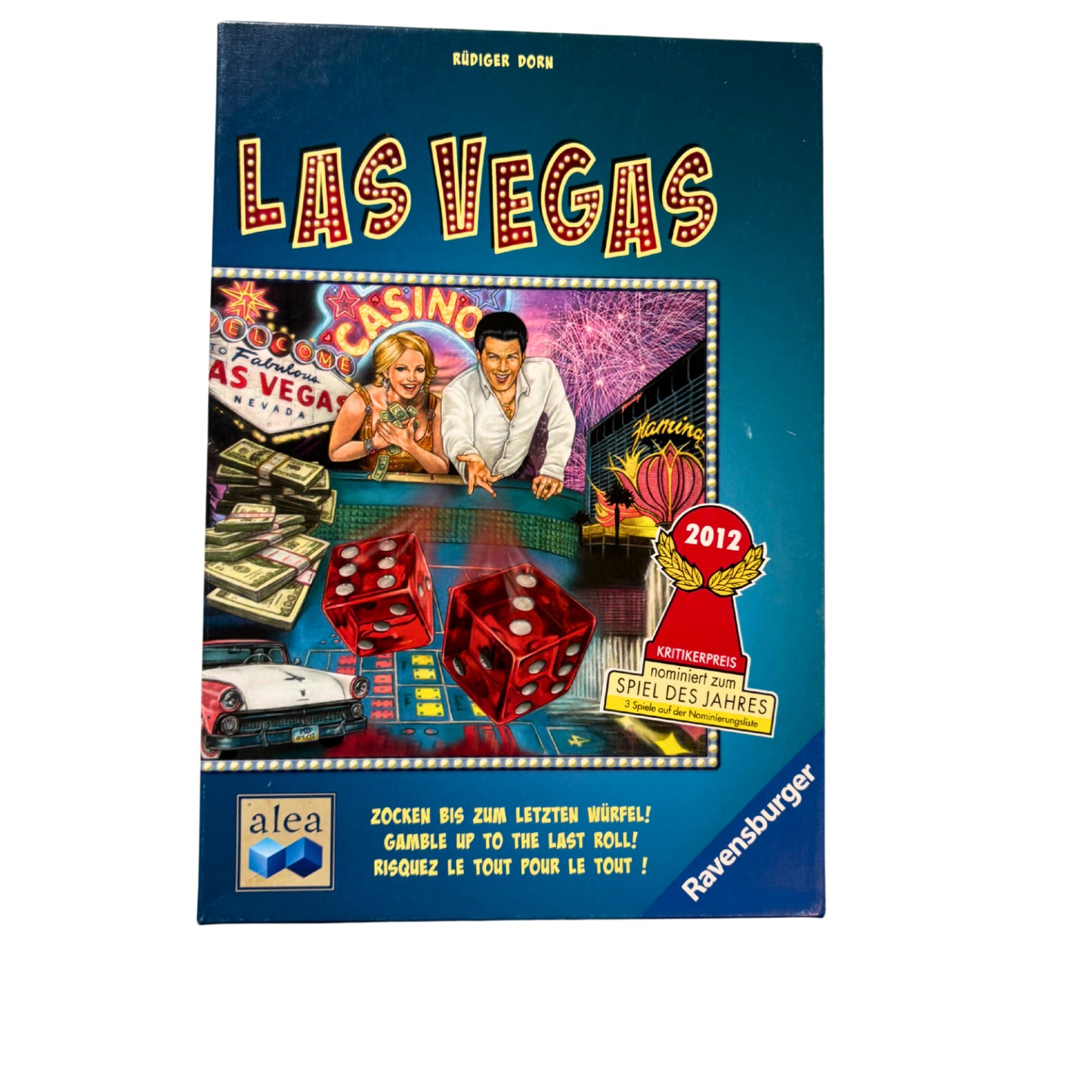 Las Vegas Brettspiel Würfelspiel Rüdiger Dorn Ravensburger 2012 – SKU A14191 – Gesellschaftsspiel gebraucht kaufen bei Brettspielimperium