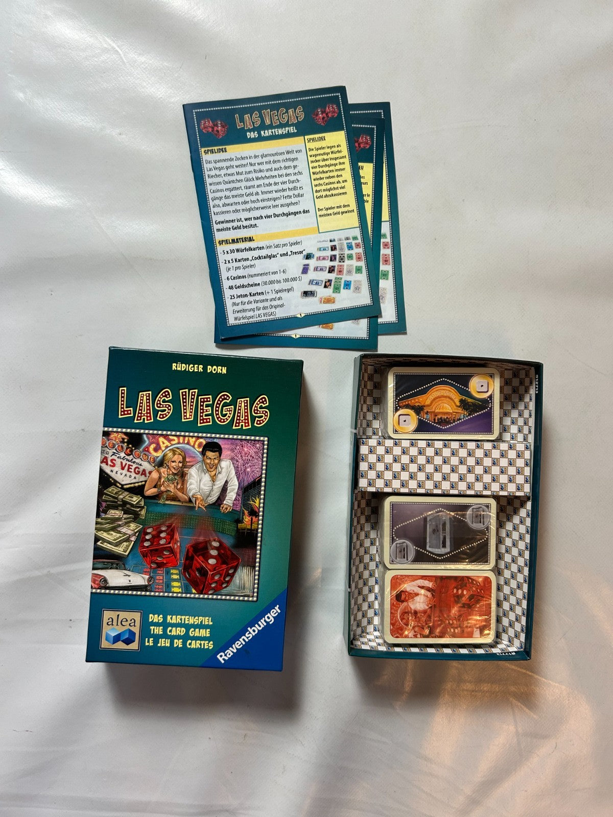 Las Vegas Kartenspiel Rüdiger Dorn  Alea Ravensburger  Unbespielt - Ansicht 6