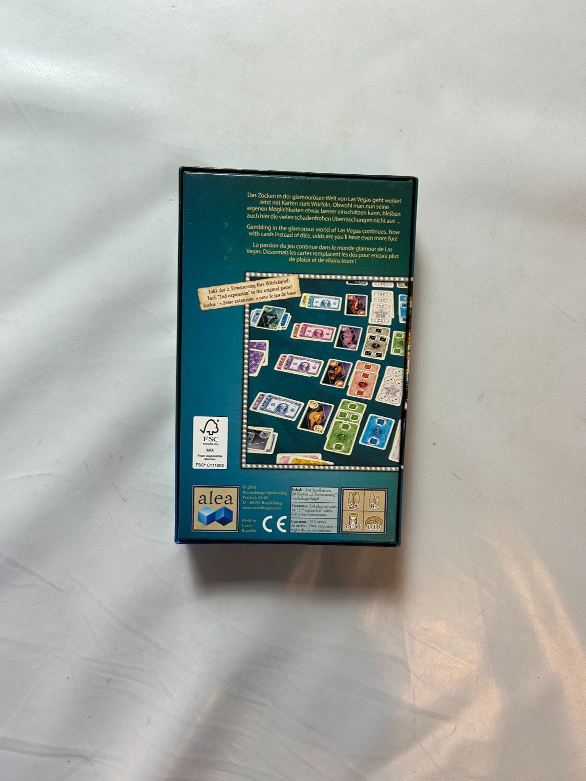 Las Vegas Kartenspiel Rüdiger Dorn  Alea Ravensburger  Unbespielt - Ansicht 9