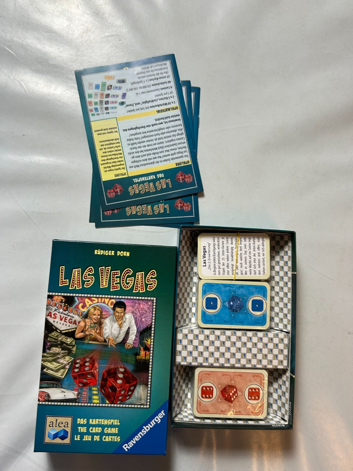 Las Vegas Kartenspiel Rüdiger Dorn  Alea Ravensburger  vollständig teils unbes - Ansicht 6